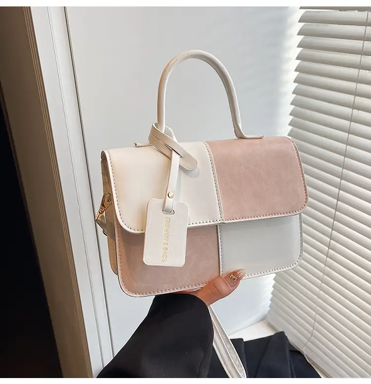 Women's Korean Style Contrast Color Shoulder Bag — feature 30