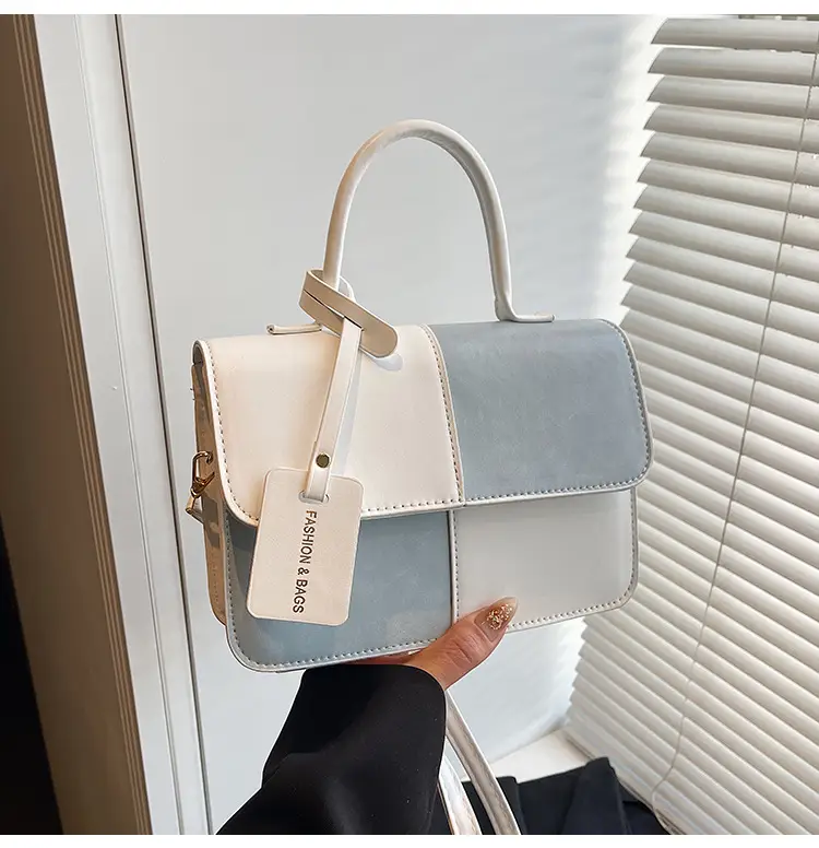 Women's Korean Style Contrast Color Shoulder Bag — feature 31