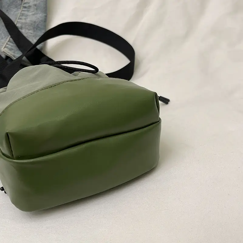 Lightweight Green Egg Bag with Drawstring Closure - Image 6