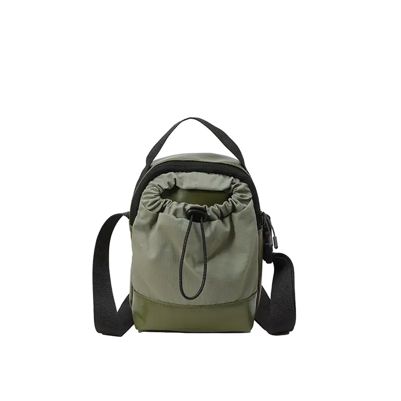Lightweight Green Egg Bag with Drawstring Closure - Image 3