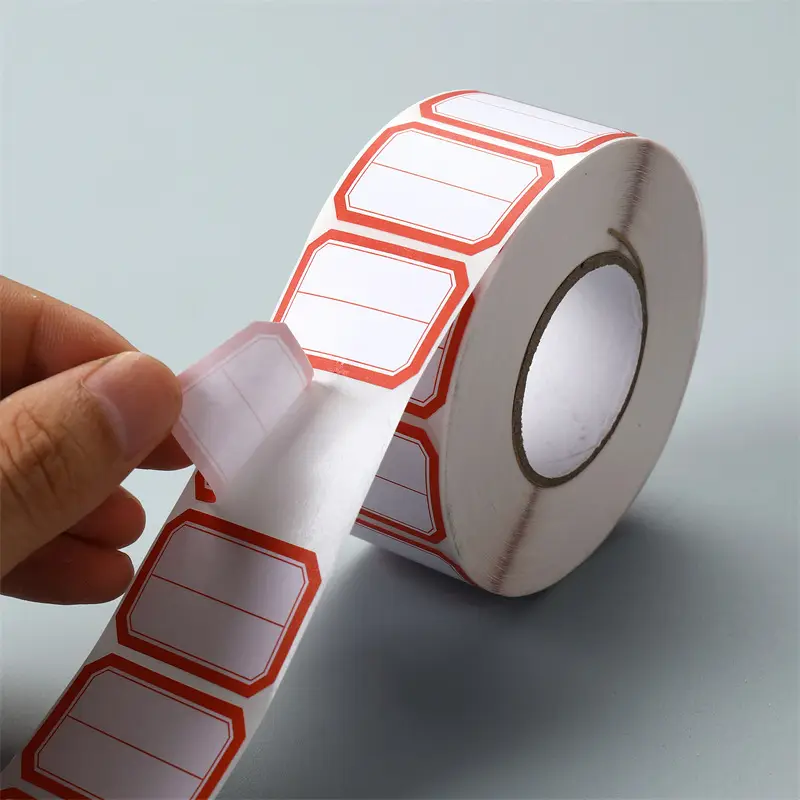 Oral pickup paper self-adhesive handwritten blank school name sticker office stationery commodity classification self-adhesive price note sticker — feature 5