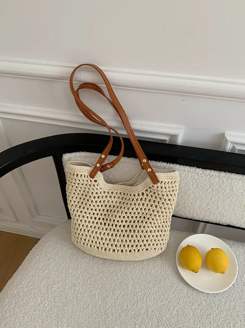 New Hollow Mesh Shoulder Bag for Beach Travel — feature 2