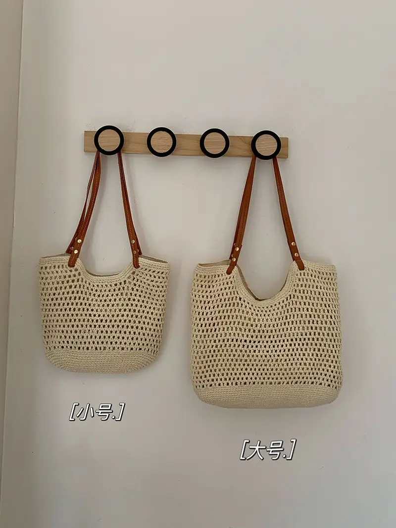 New Hollow Mesh Shoulder Bag for Beach Travel — feature 8