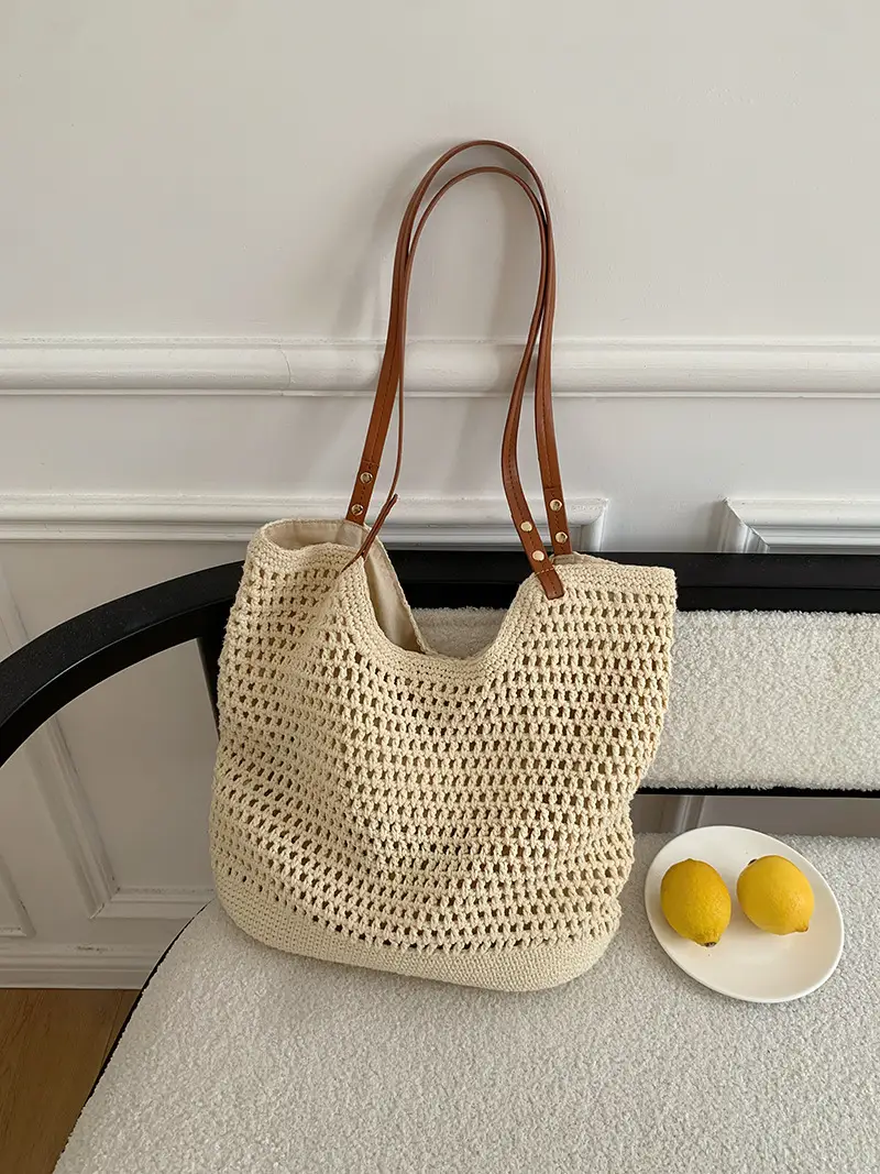 New Hollow Mesh Shoulder Bag for Beach Travel — feature 9