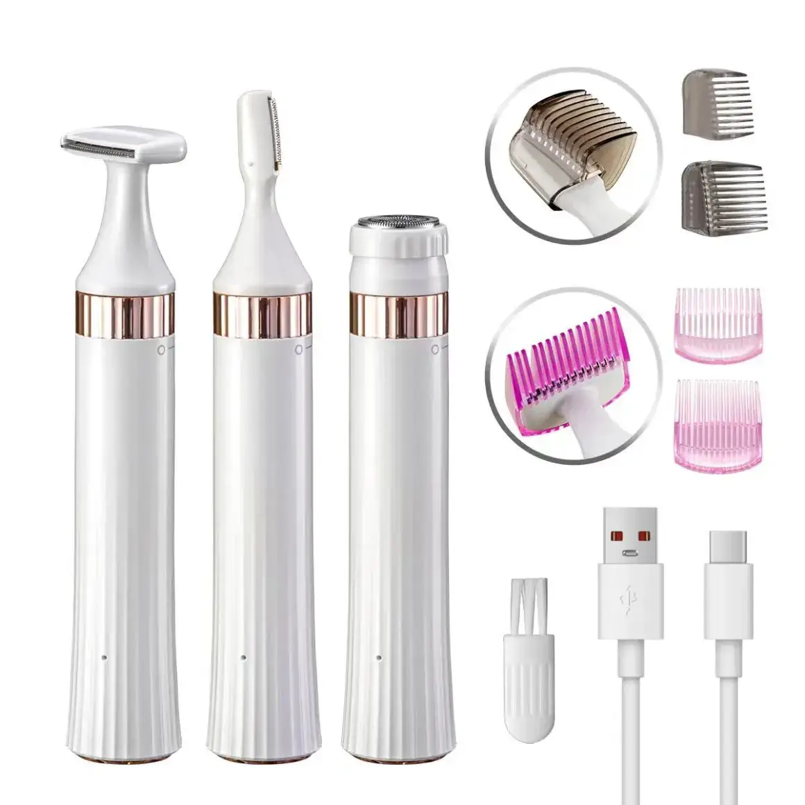 3-in-1 Electric Hair Shaver for Women