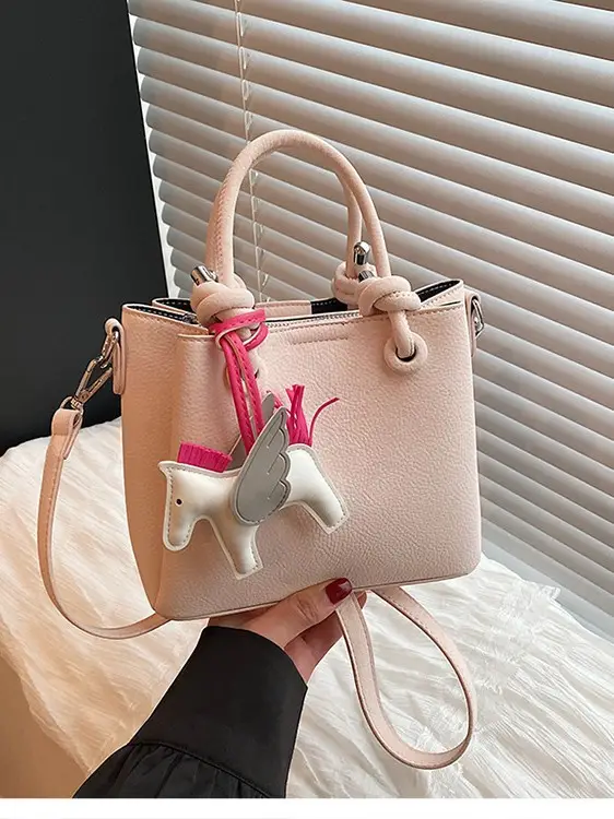 Women Crossbody Bag Rabbit Design Beige 2026 - Image 8