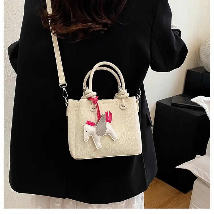 Women Crossbody Bag Rabbit Design Beige 2026 — feature 10