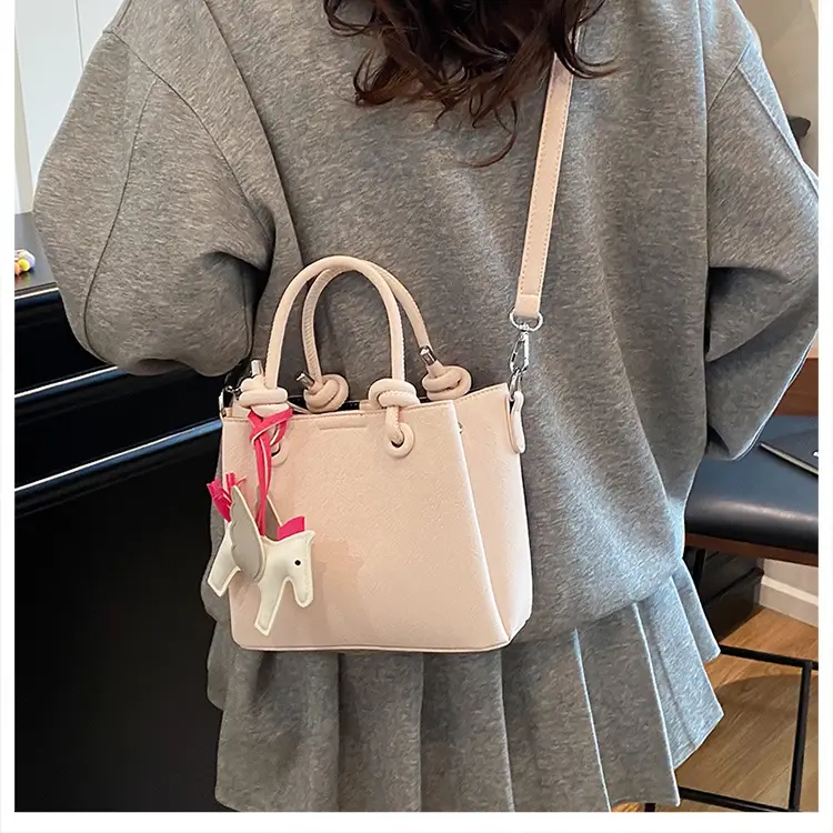 Women Crossbody Bag Rabbit Design Beige 2026 — feature 14