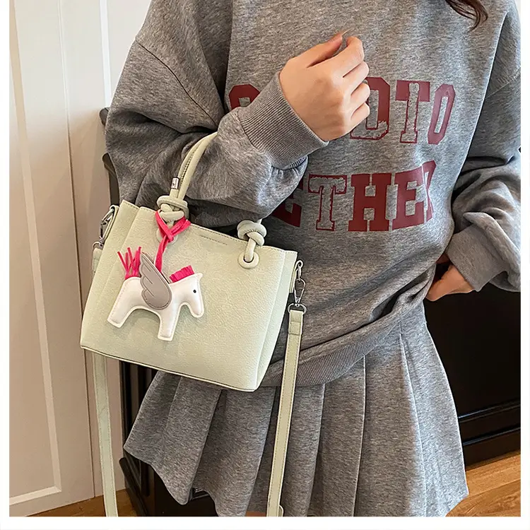 Women Crossbody Bag Rabbit Design Beige 2026 — feature 19