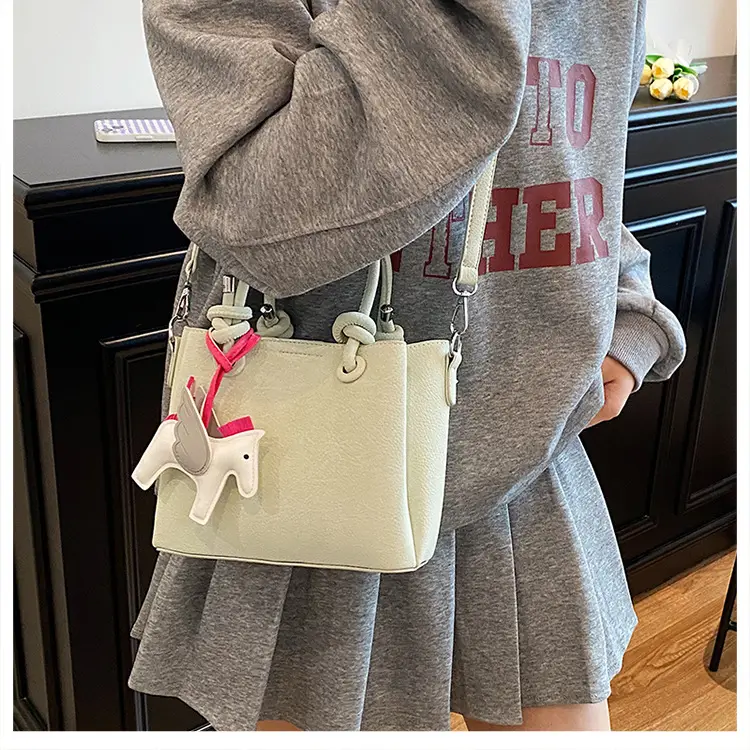 Women Crossbody Bag Rabbit Design Beige 2026 — feature 21