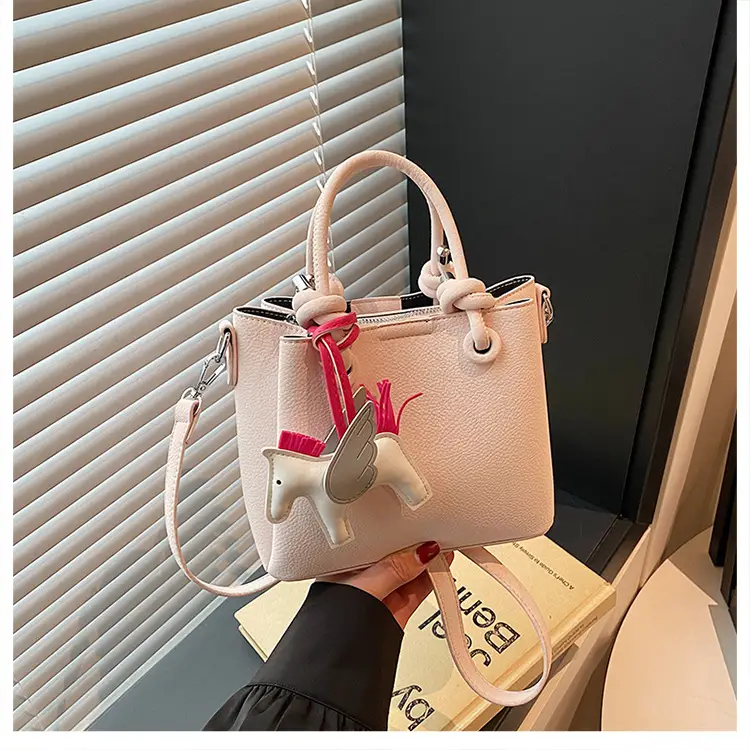 Women Crossbody Bag Rabbit Design Beige 2026 — feature 32