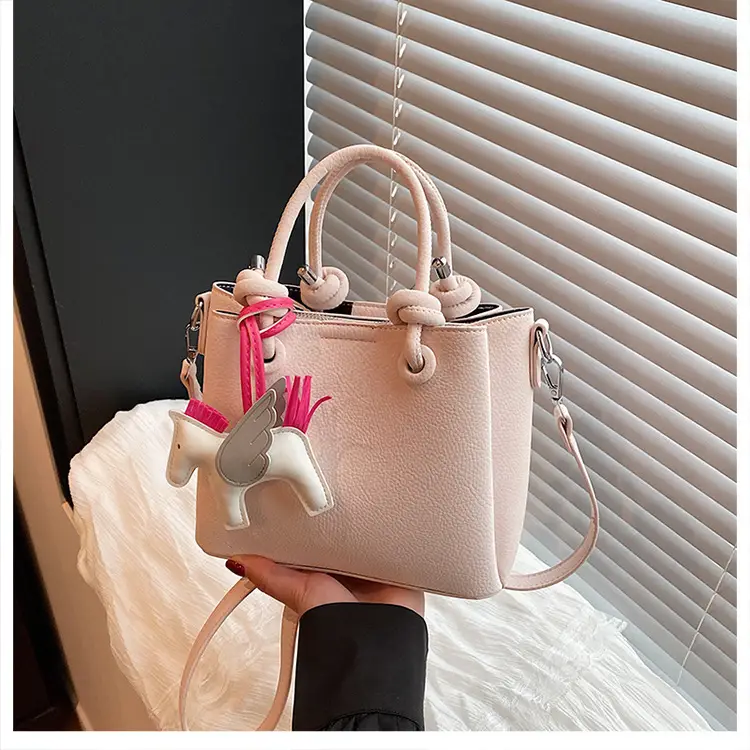 Women Crossbody Bag Rabbit Design Beige 2026 - Image 4