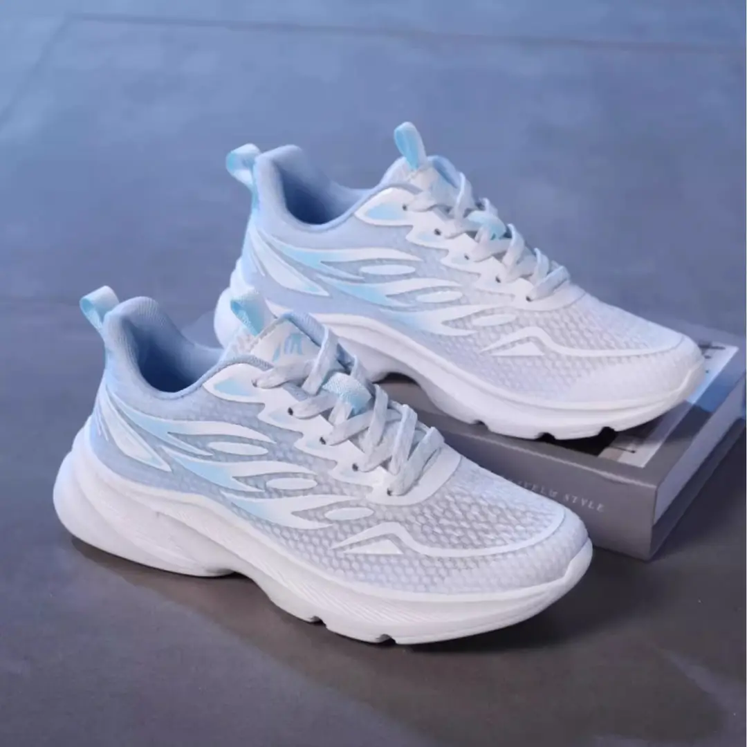 2025 New Sports Shoes Women's Summer Shoes Thin Mesh Breathable Women's Shoes Lightweight Soft Sole Cushioning Running Shoes
