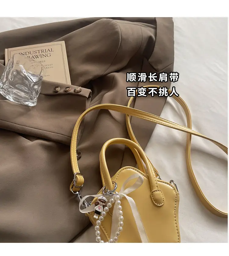 Cute Pearl-Decorated Mini Crossbody Bag for Women — feature 3