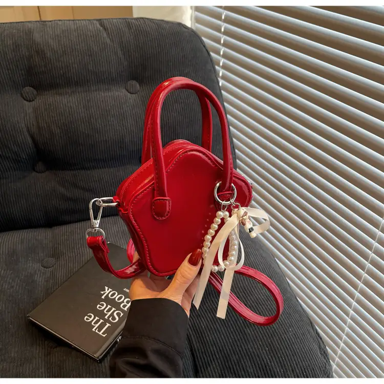 Cute Pearl-Decorated Mini Crossbody Bag for Women - Image 5