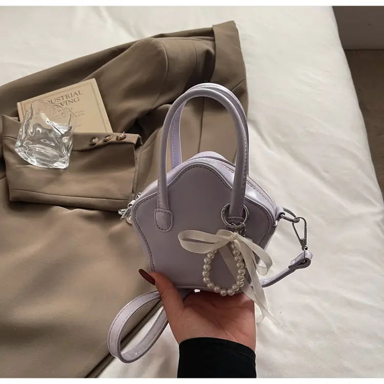 Cute Pearl-Decorated Mini Crossbody Bag for Women - Image 6