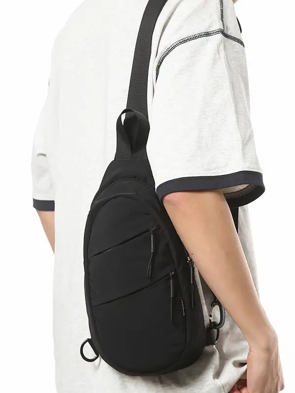 Orange Crossbody Bag for Men Women 2025 Lightweight Nylon Travel Luggage - Image 9