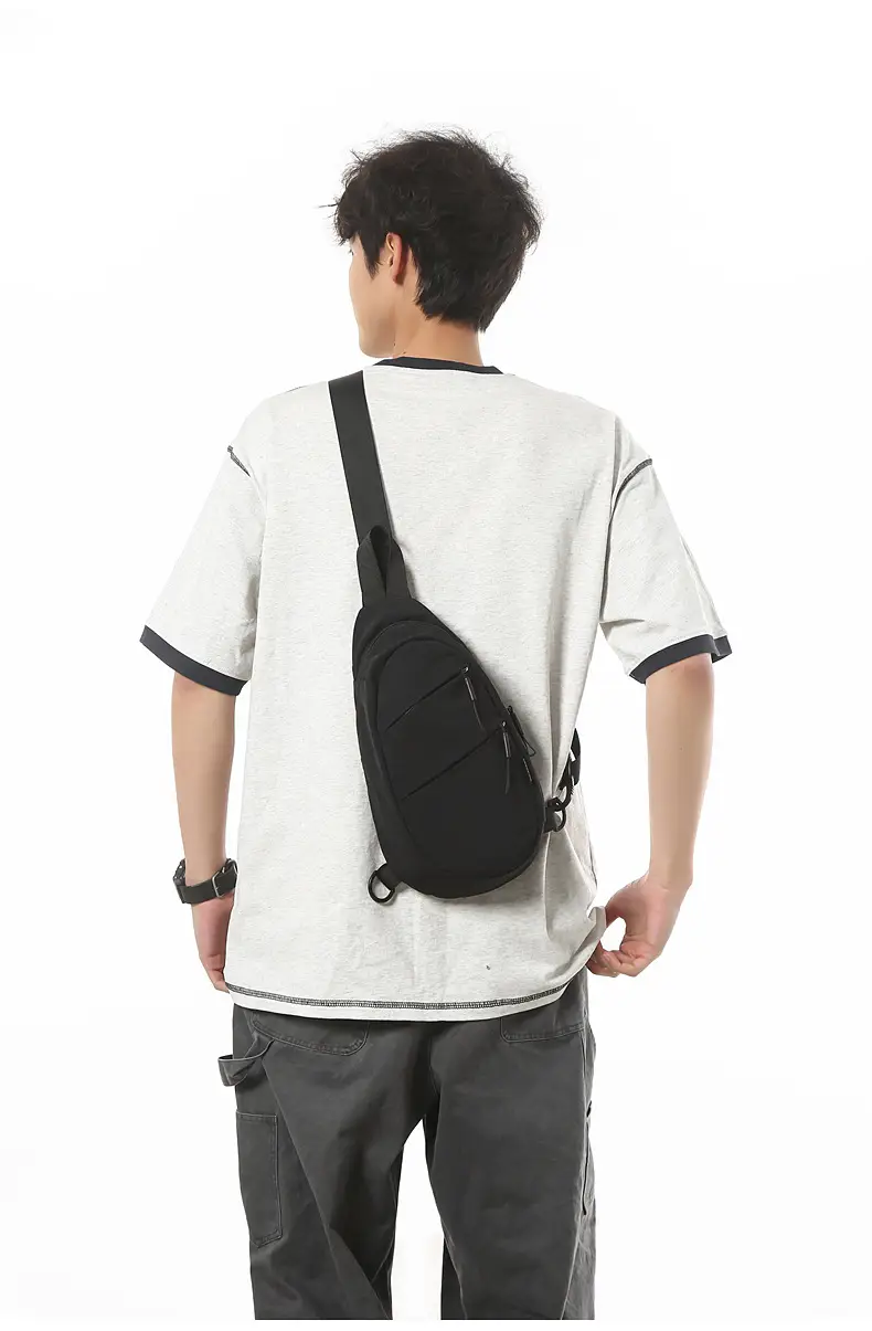 Orange Crossbody Bag for Men Women 2025 Lightweight Nylon Travel Luggage — feature 11