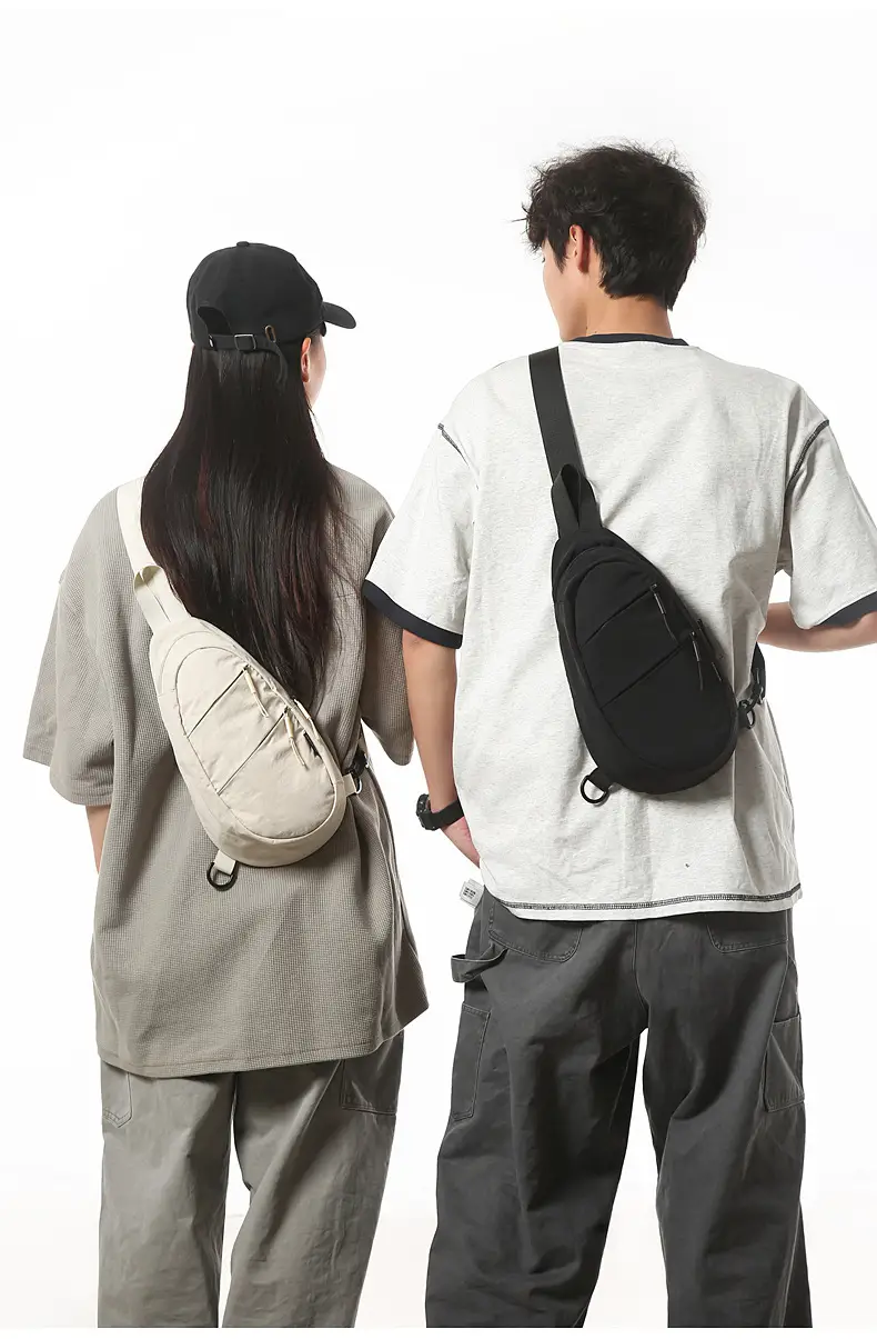 Orange Crossbody Bag for Men Women 2025 Lightweight Nylon Travel Luggage — feature 15