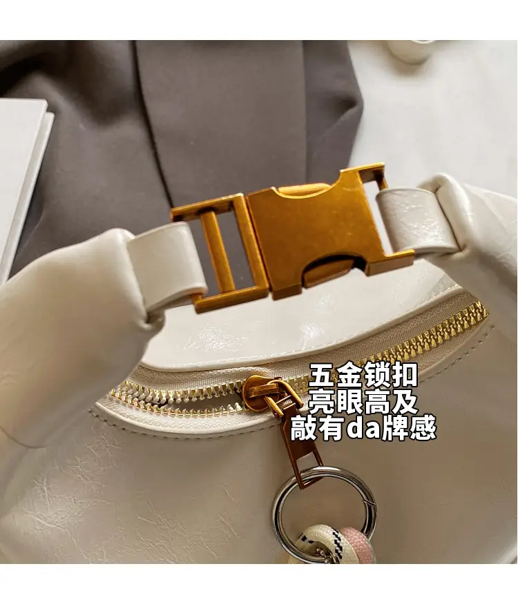 Women Crossbody Bag Brown Leather with Tassel Decor 2026 — feature 6
