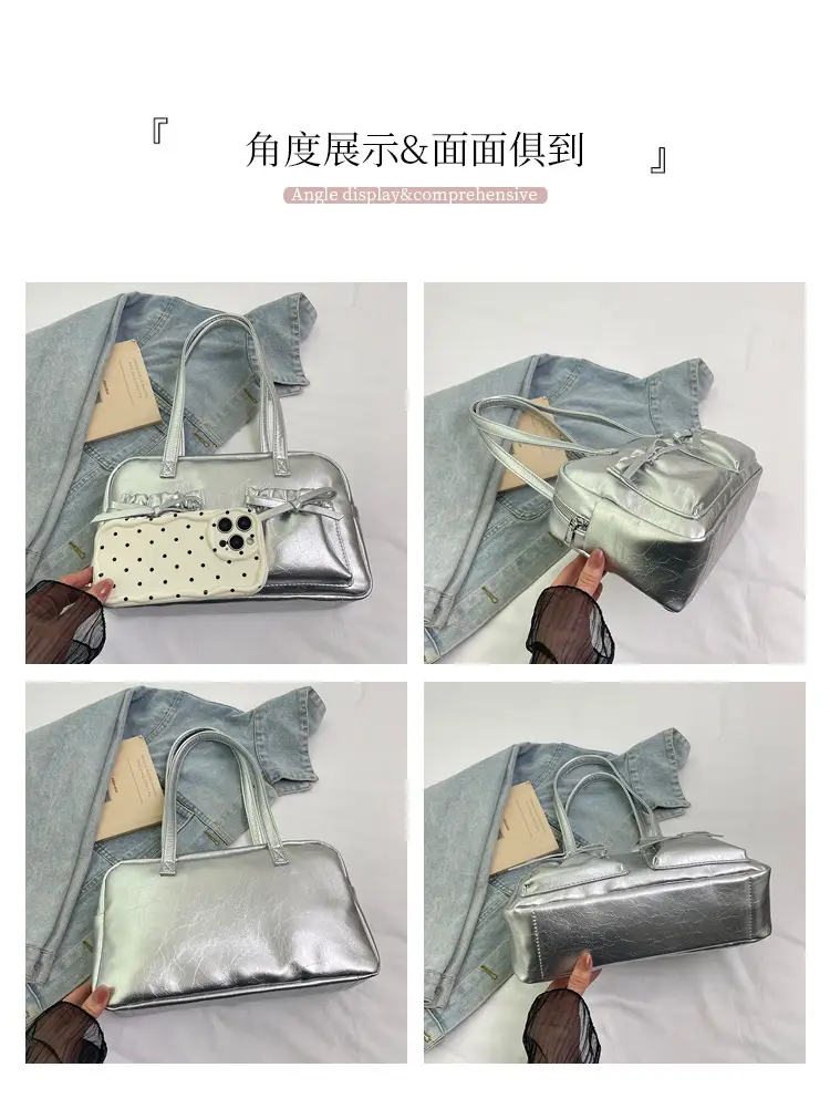 Silver Bow Crossbody Bag for Women 2025 — feature 6
