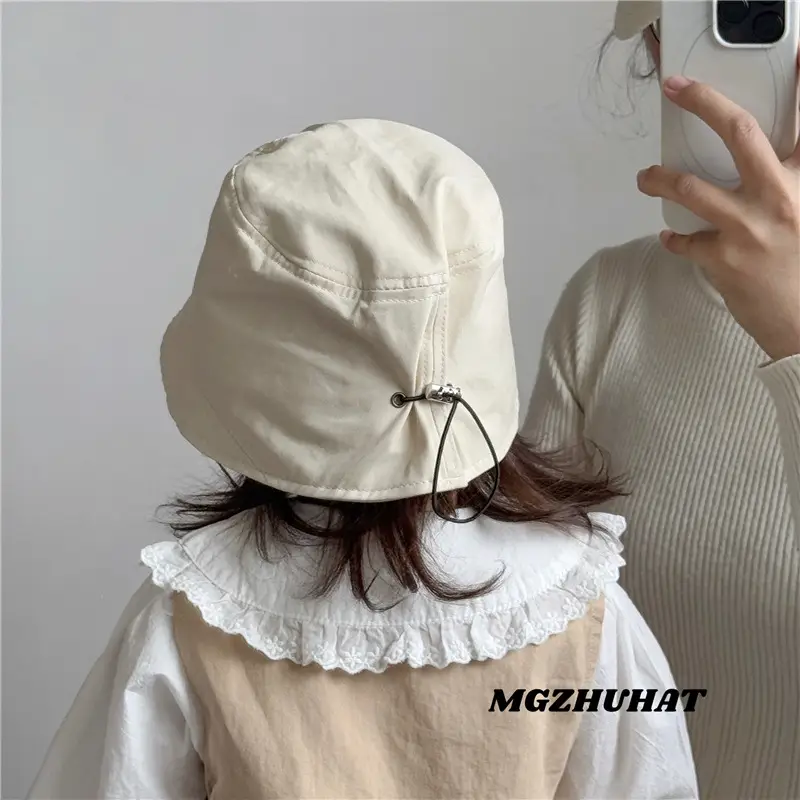 Brown Cotton Sunshade Hat for Boys Spring Autumn - Image 7
