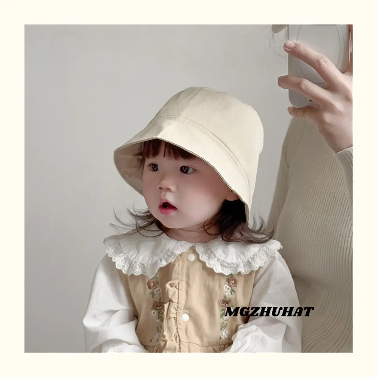 Brown Cotton Sunshade Hat for Boys Spring Autumn — feature 6