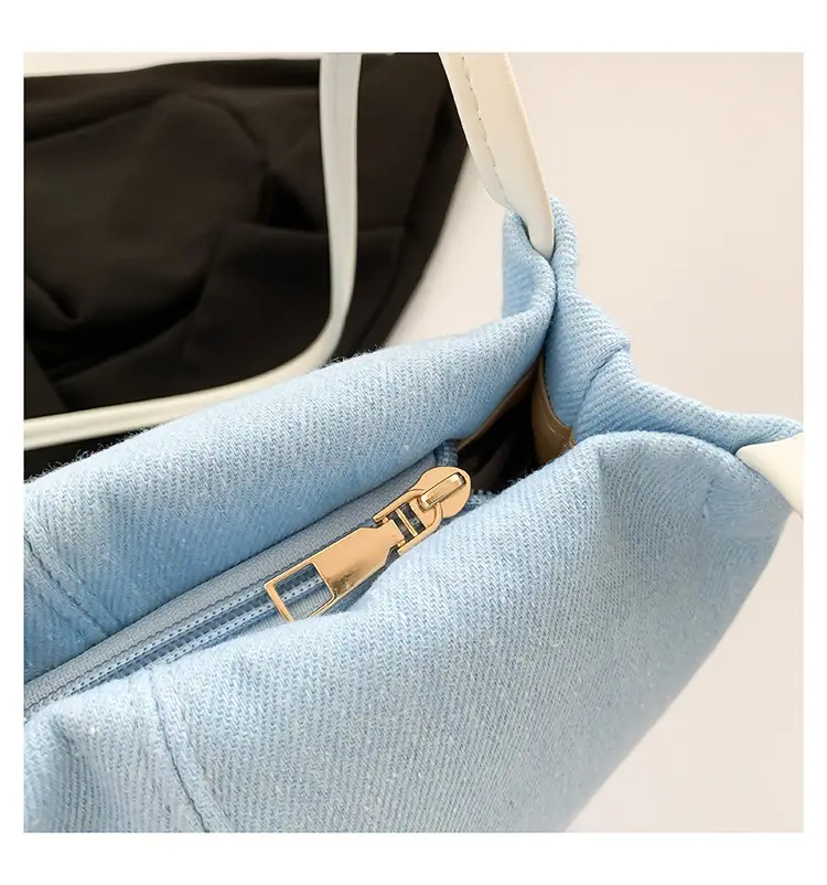 Light Blue Lace Tote Bag for Women — feature 39