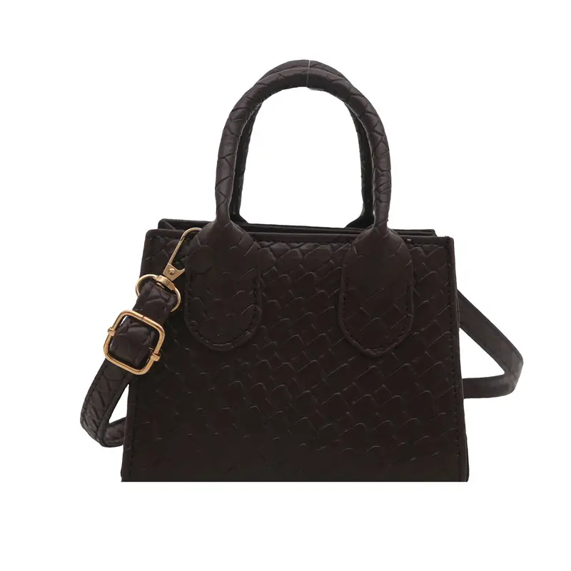 Retro Woven Handbag Brown 2025 New Trendy - Image 11