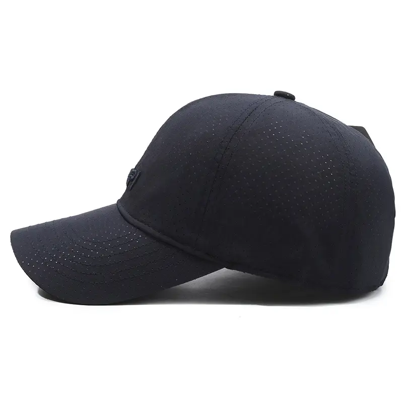 Men's Black Mesh Sunscreen Cap with FBJI Logo - Image 9