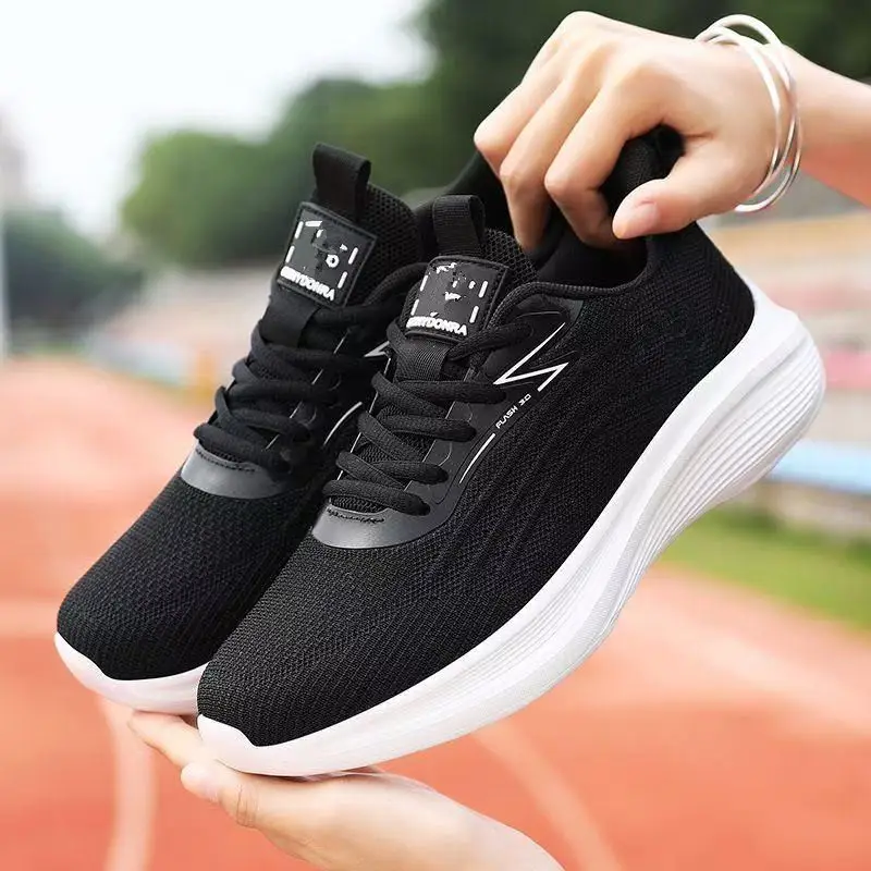 Girls Running Shoes Women's Senior high school Students Military Training sneaker Women's Junior High School Students Lightweight Shock Absorbing Soft Sole Running Shoes - Image 6