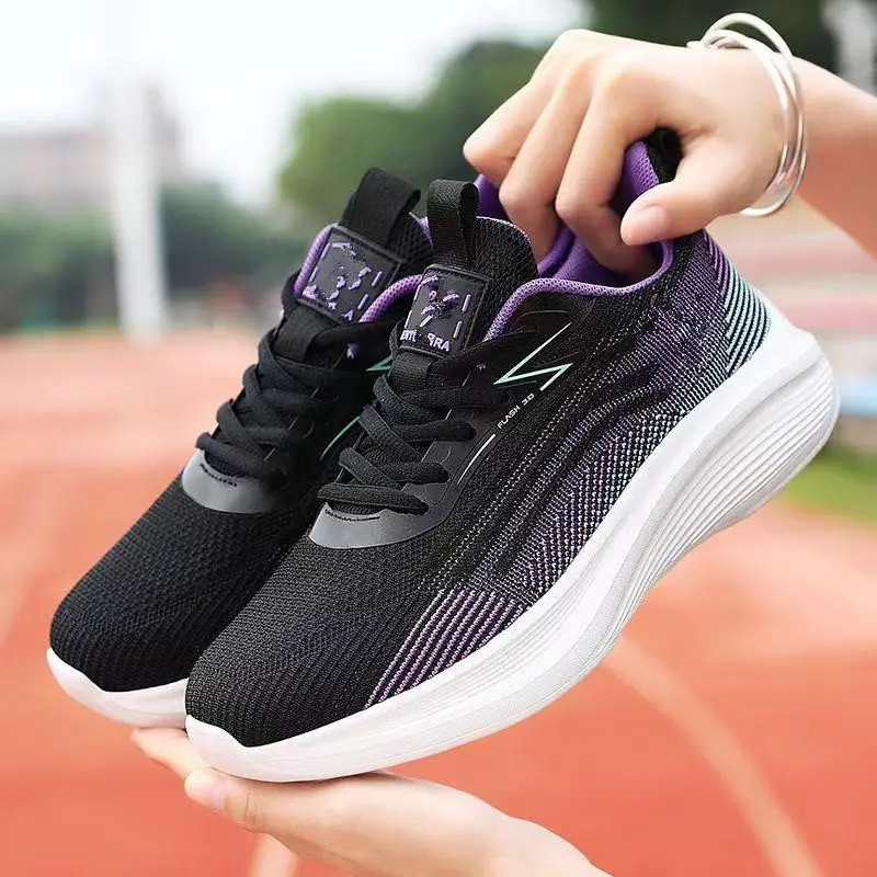 Girls Running Shoes Women's Senior high school Students Military Training sneaker Women's Junior High School Students Lightweight Shock Absorbing Soft Sole Running Shoes - Image 7