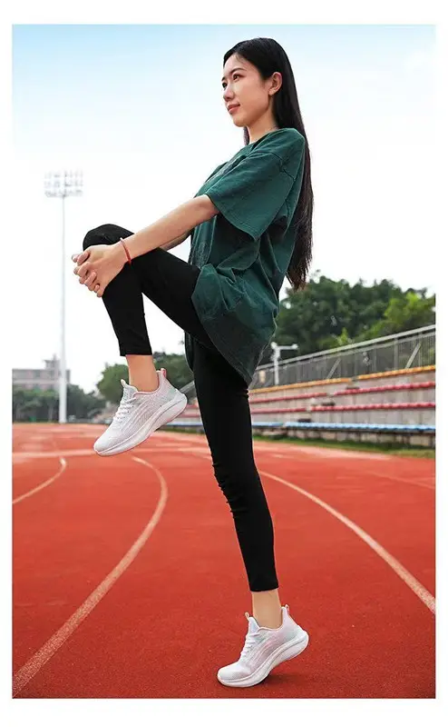 Girls Running Shoes Women's Senior high school Students Military Training sneaker Women's Junior High School Students Lightweight Shock Absorbing Soft Sole Running Shoes — feature 23