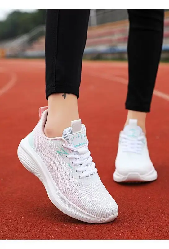 Girls Running Shoes Women's Senior high school Students Military Training sneaker Women's Junior High School Students Lightweight Shock Absorbing Soft Sole Running Shoes — feature 27