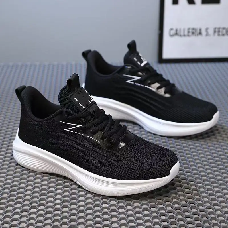 Girls Running Shoes Women's Senior high school Students Military Training sneaker Women's Junior High School Students Lightweight Shock Absorbing Soft Sole Running Shoes - Image 2