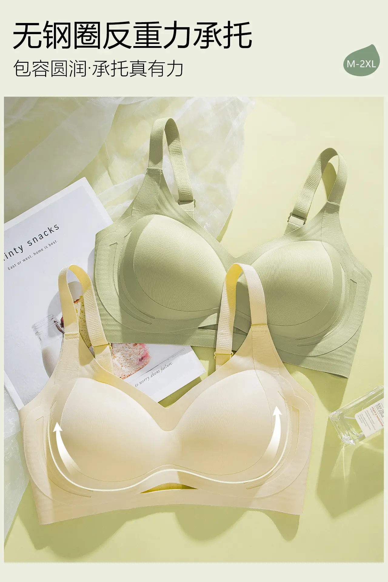 Hollow Push-Up Back Bra with Anti-Sagging Support — feature 4