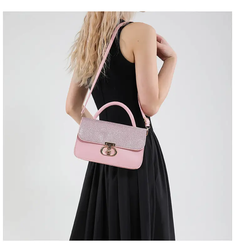 Red PU Textured Shoulder Bag for Women 2025 — feature 11