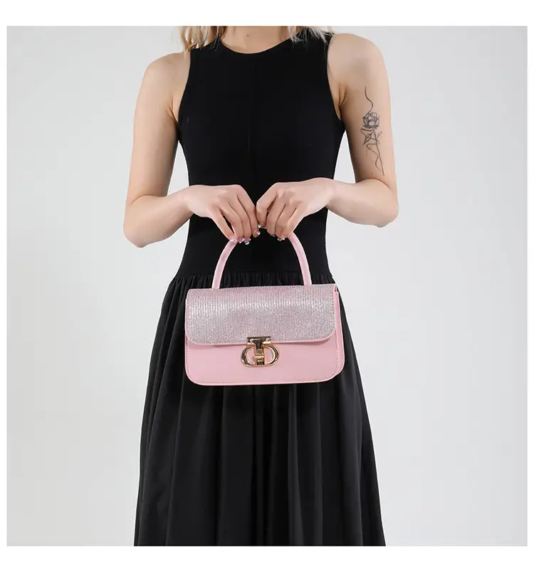 Red PU Textured Shoulder Bag for Women 2025 — feature 12