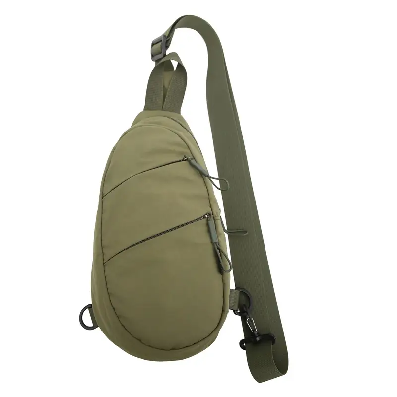 Women's Diagonal Chest Bag Black White Travel Backpack - Image 5