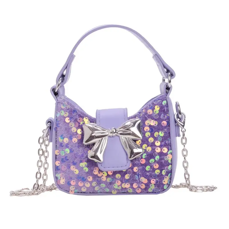 Women's Sparkly Bow Shoulder Bags 2025 New Spring Summer - Image 2