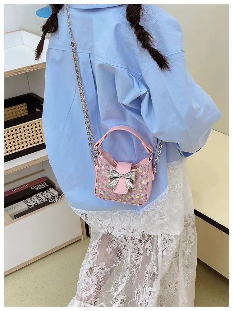 Women's Sparkly Bow Shoulder Bags 2025 New Spring Summer — feature 10