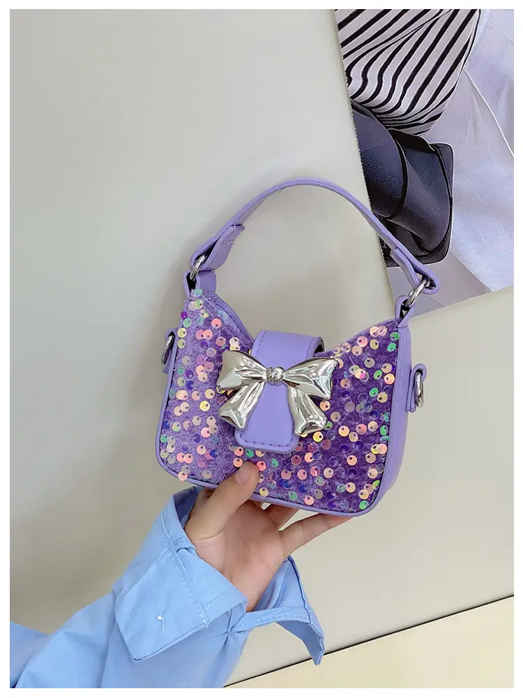 Women's Sparkly Bow Shoulder Bags 2025 New Spring Summer — feature 11