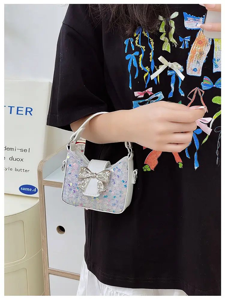 Women's Sparkly Bow Shoulder Bags 2025 New Spring Summer — feature 12