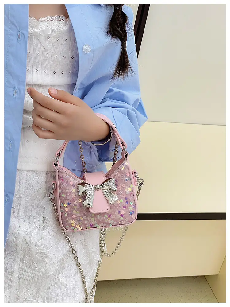 Women's Sparkly Bow Shoulder Bags 2025 New Spring Summer — feature 7