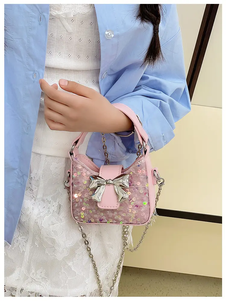 Women's Sparkly Bow Shoulder Bags 2025 New Spring Summer — feature 8