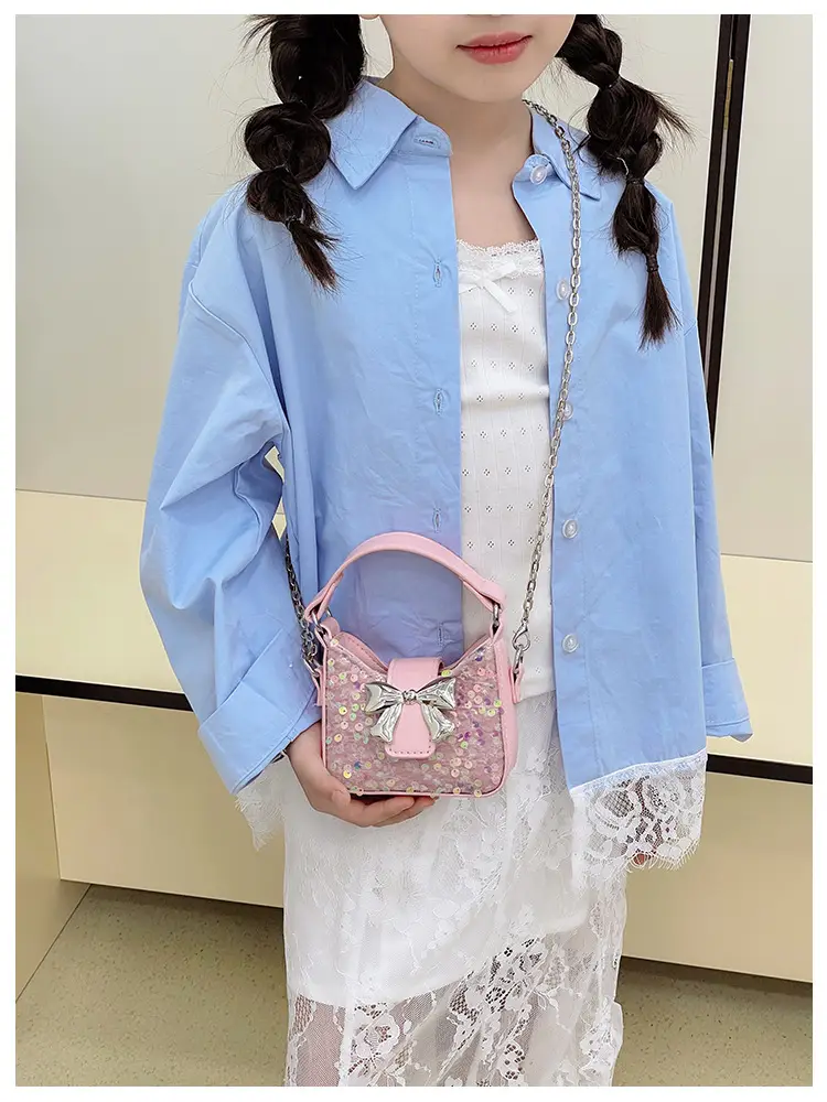 Women's Sparkly Bow Shoulder Bags 2025 New Spring Summer — feature 9