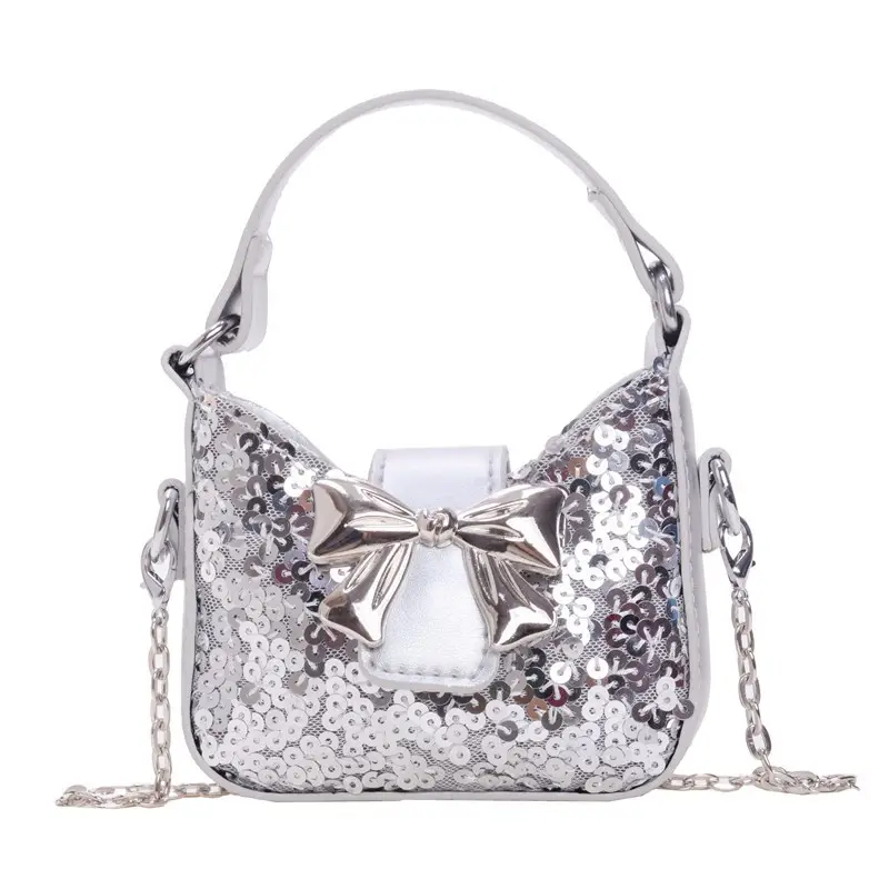 Women's Sparkly Bow Shoulder Bags 2025 New Spring Summer - Image 3