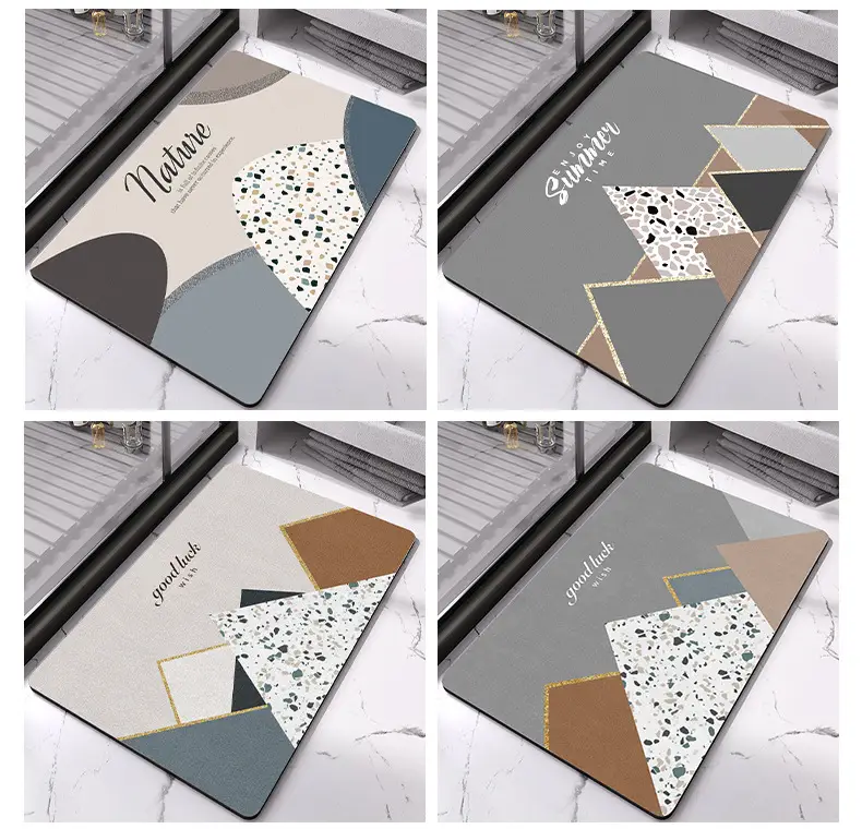 Diatom Floor Mat Non-Slip Bathroom Use — feature 15