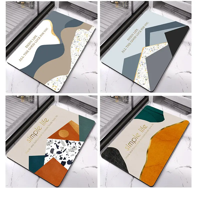 Diatom Floor Mat Non-Slip Bathroom Use — feature 16