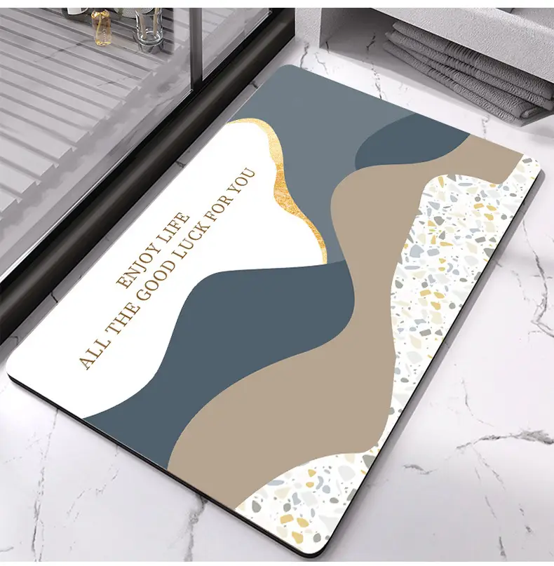 Diatom Floor Mat Non-Slip Bathroom Use — feature 21
